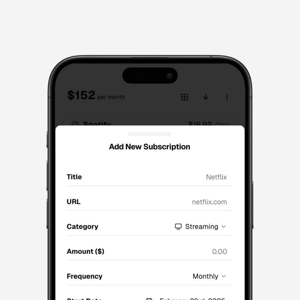 Add a subscription